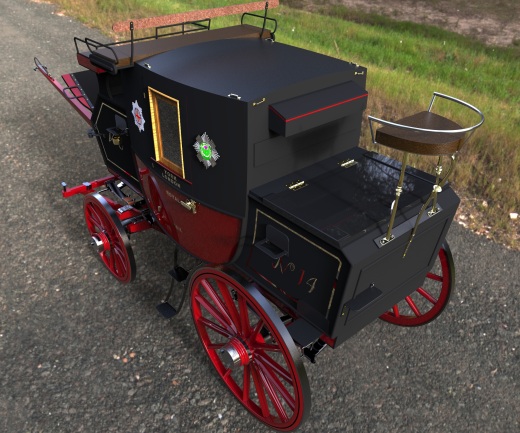 18世纪蔻驰皇家邮政邮车缩略图